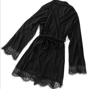 Adore Me Ellis Robe Black